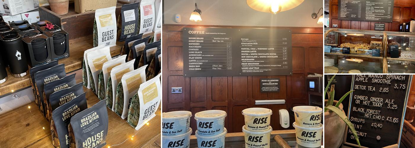 200 Degrees Coffee Shop Menu