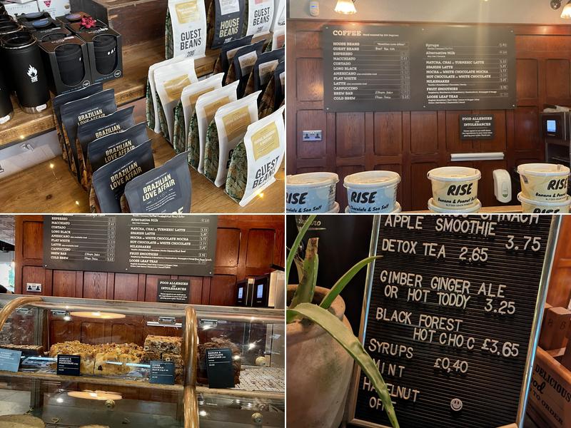 200 Degrees Coffee Shop Menu