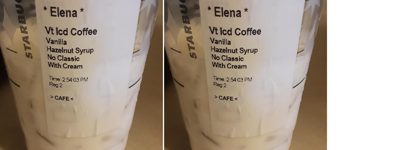 Starbucks Menu