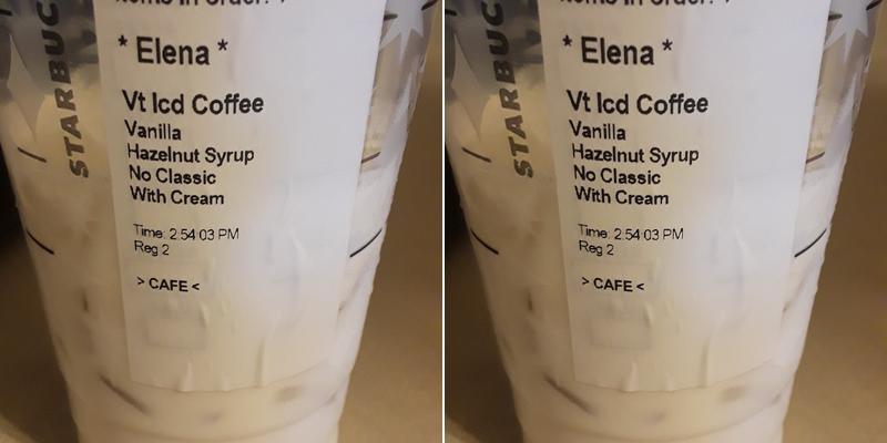 Starbucks Menu