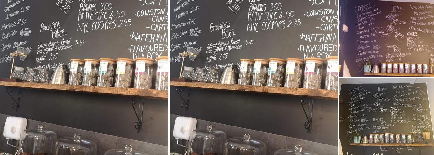 Black Dog coffee Co. Menu