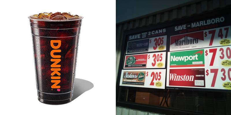 Dunkin' Menu