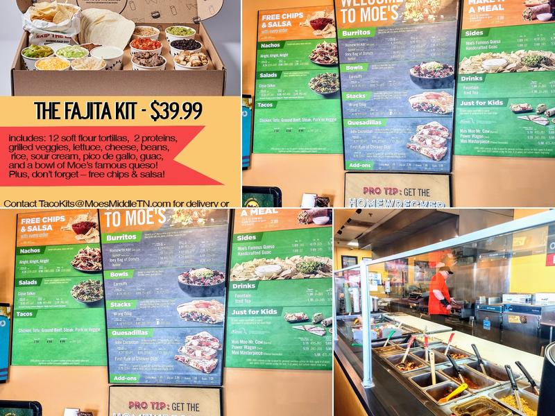 Moe's Southwest Grill Menu