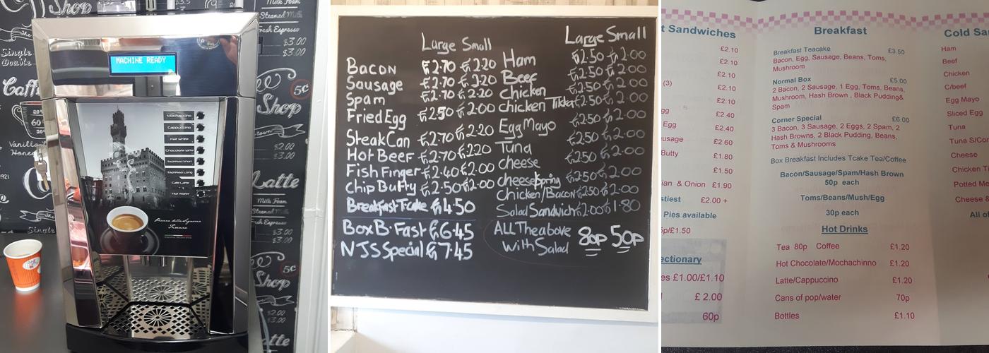 Not Just Sandwiches Menu