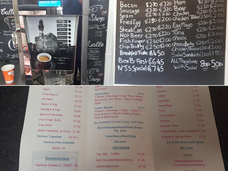 Not Just Sandwiches Menu