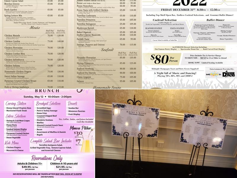 Paris Caterers Menu