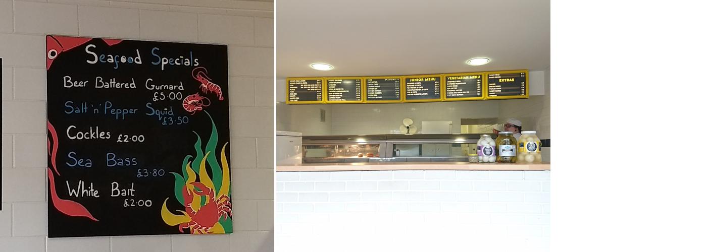 Castle Takeaway Menu