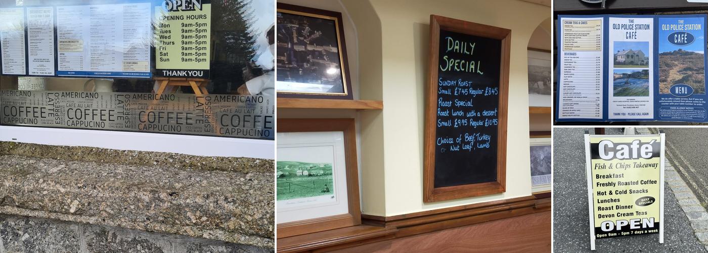 The Old Police Station Menu