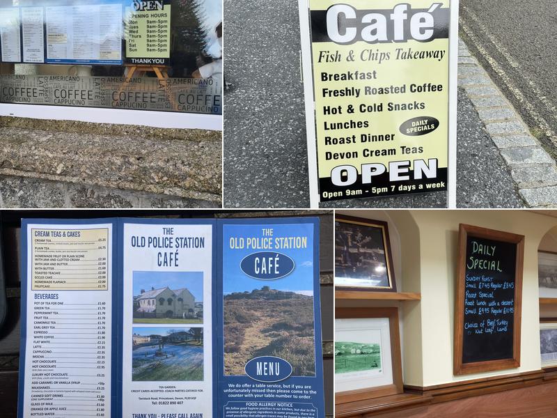 The Old Police Station Menu