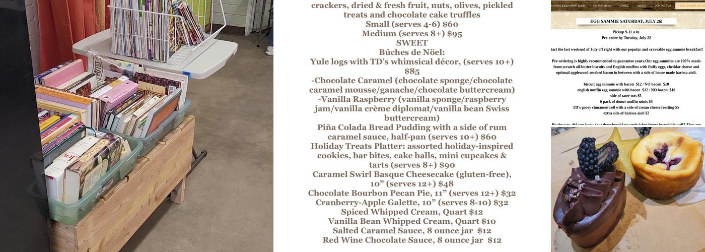 TDOriginals and ODV Wines Menu