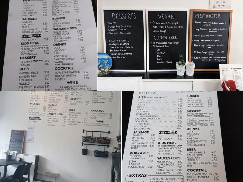 Seventeen fish bar Menu