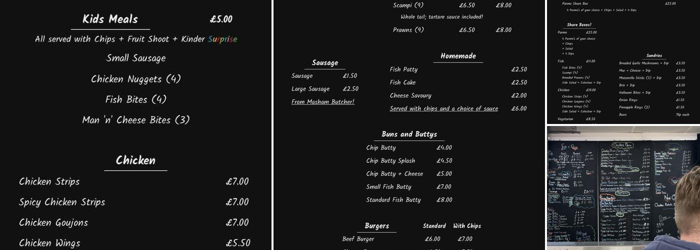 Copmanthorpe Chippy Menu