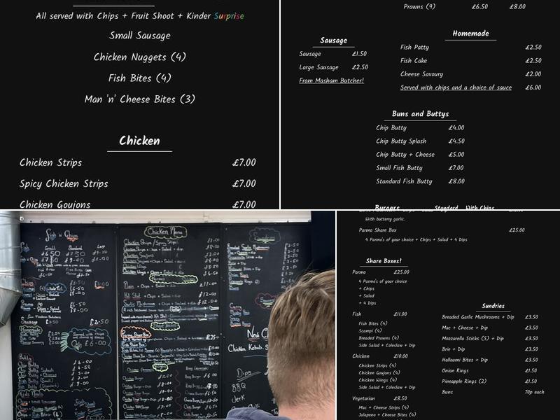 Copmanthorpe Chippy Menu
