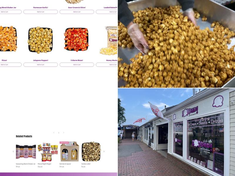 Popped! Gourmet Popcorn & Ice Cream Menu