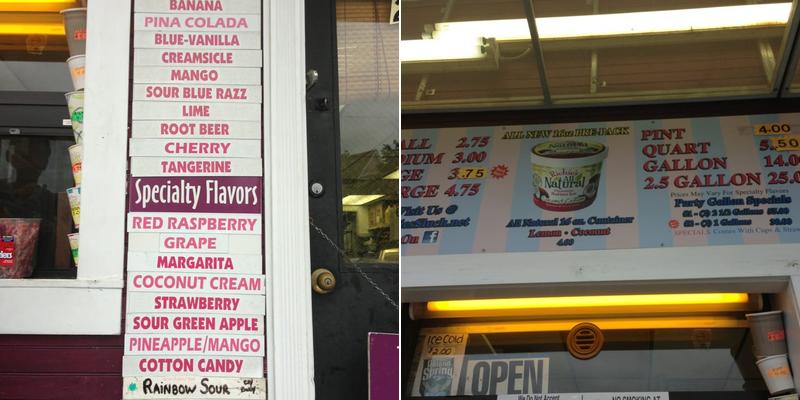 Richie's Classic Italian Slush Menu