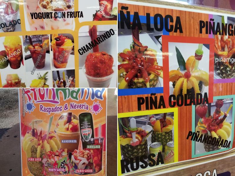 Frutimania Menu