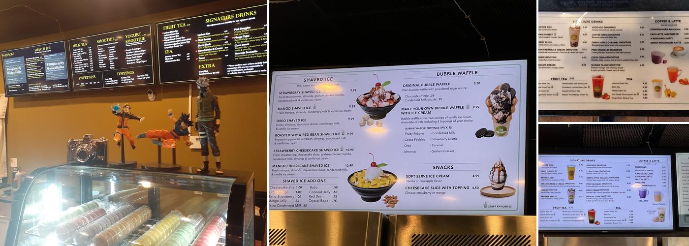 Melody Boba House Menu