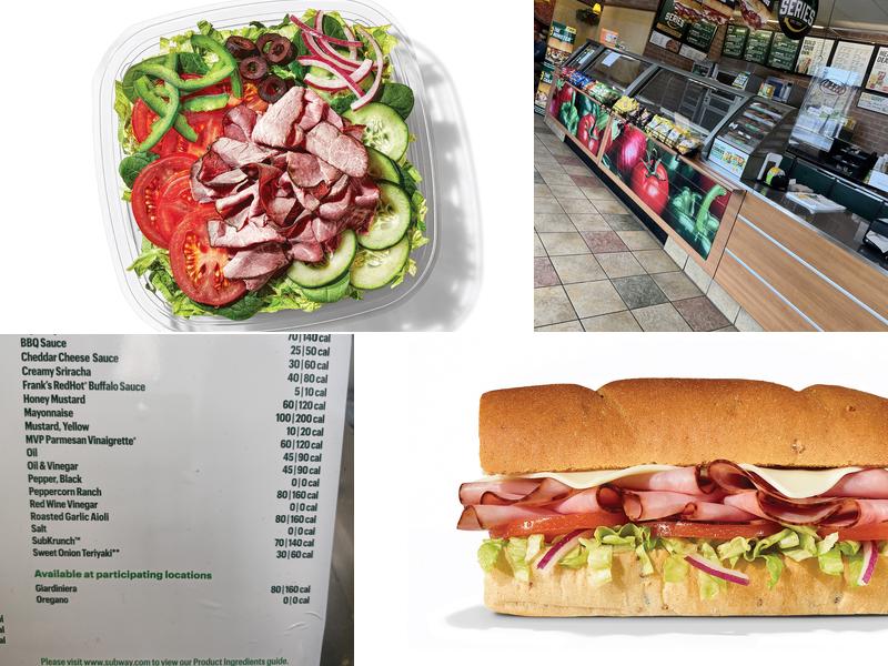 Subway Menu