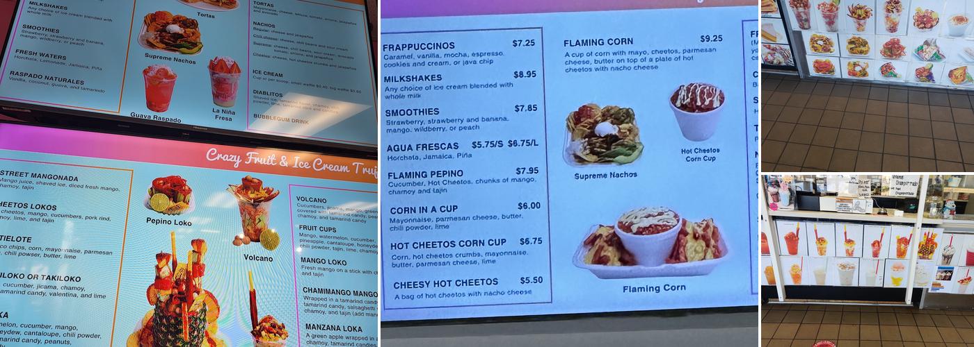 Crazy Fruit & Ice Cream Trujillo Menu