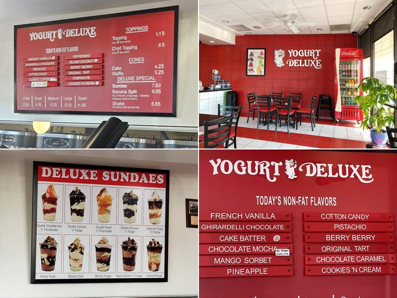Yogurt Deluxe Menu