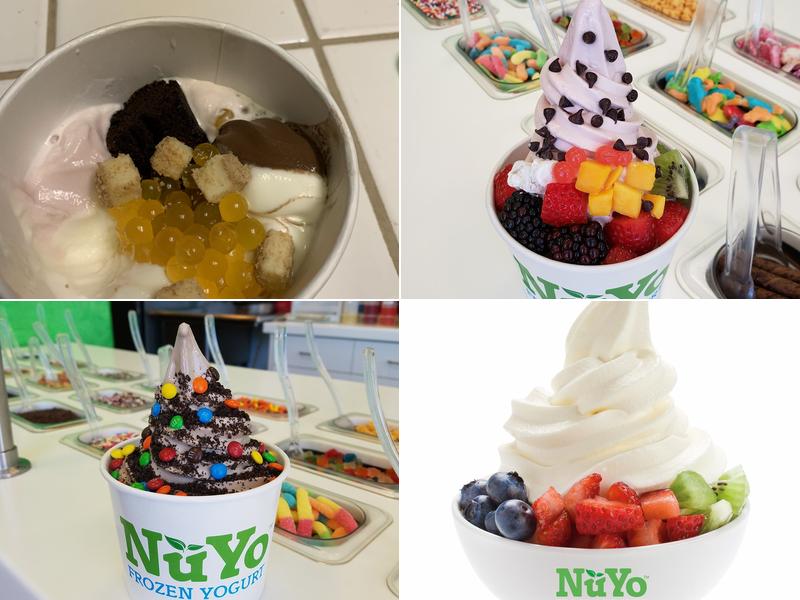 NuYo Frozen Yogurt Granite Bay Pavilions in Roseville