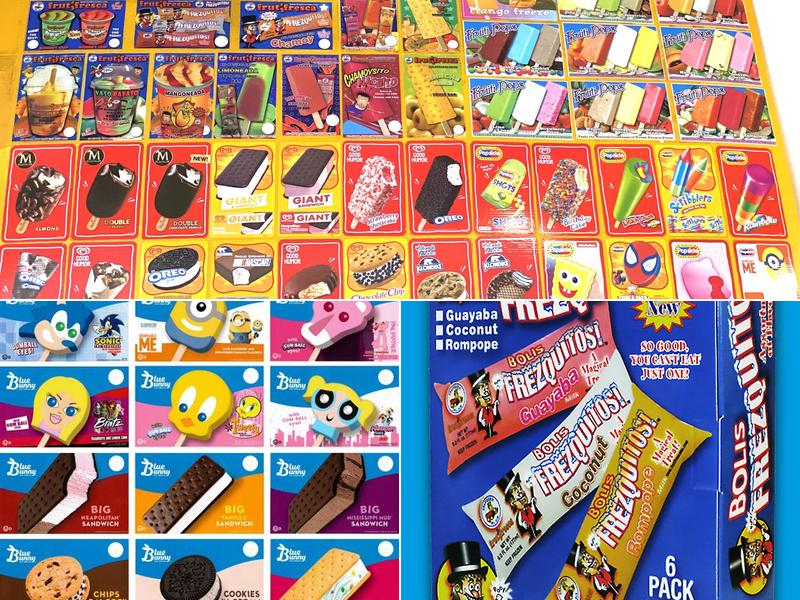 Frank’s Ice Cream Wholesale Menu