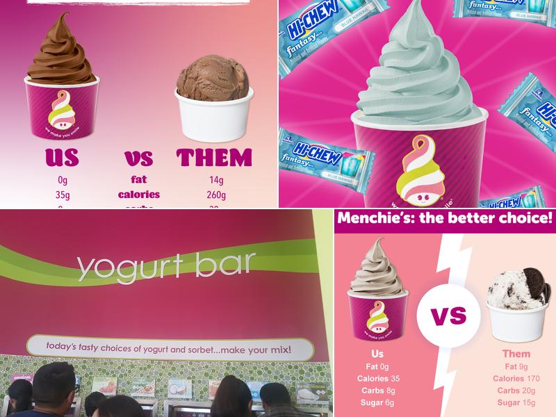 Menchie's Frozen Yogurt Menu
