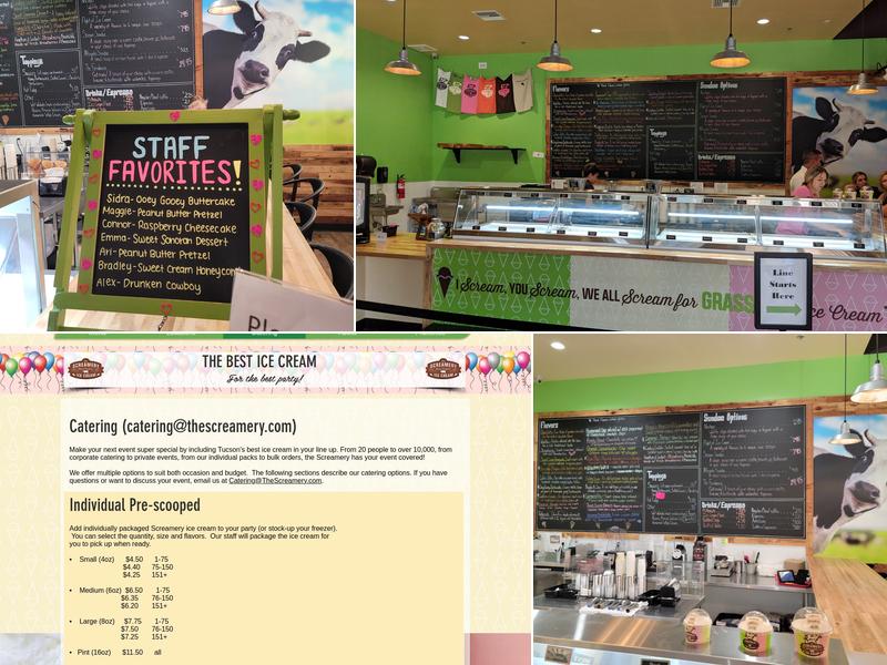 The Screamery (Tatum Blvd Location) Menu