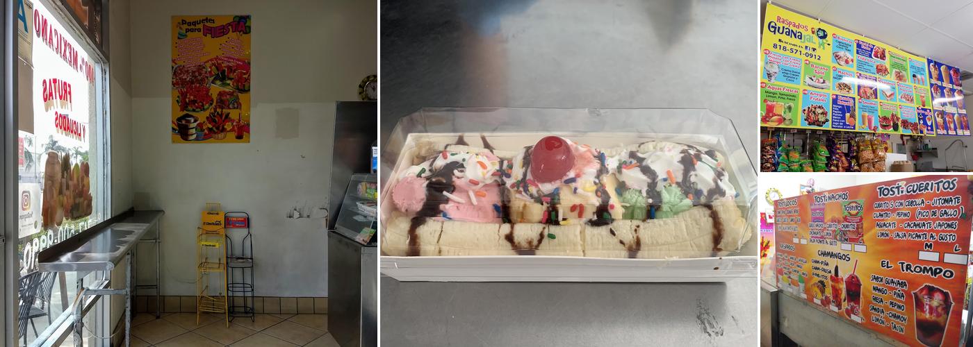 Raspados Guanajal Menu