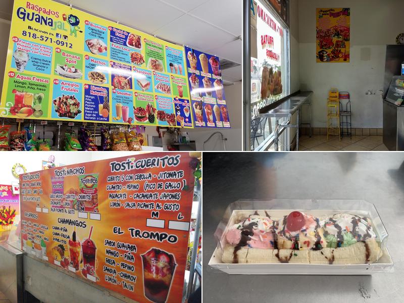 Raspados Guanajal Menu