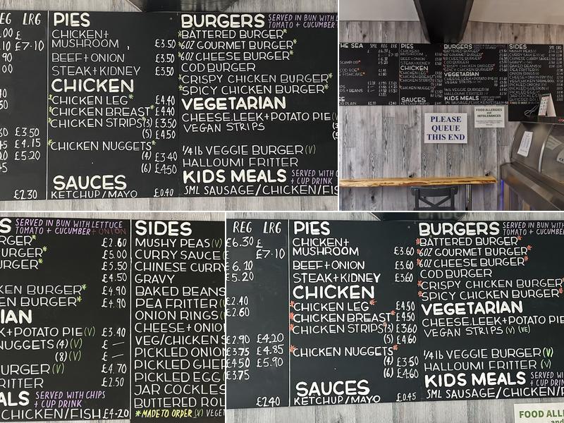 Tetbury Fish & Chips Menu