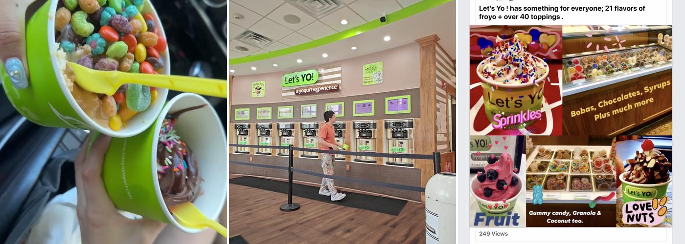 Let's Yo! Montclair Menu