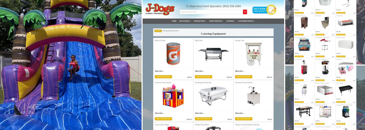 J-Dogs Catering and Amusements Menu