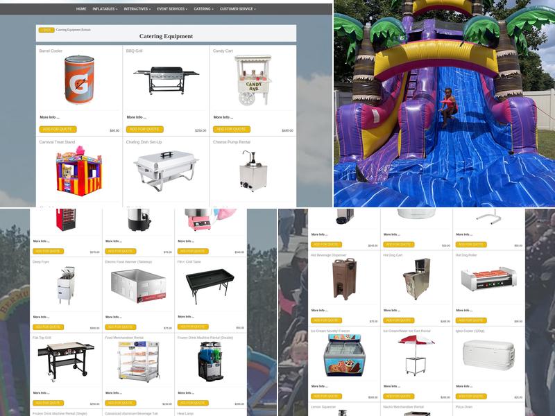 J-Dogs Catering and Amusements Menu