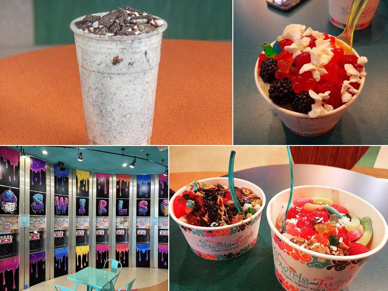 Swirls and Twirls Frozen Yogurt