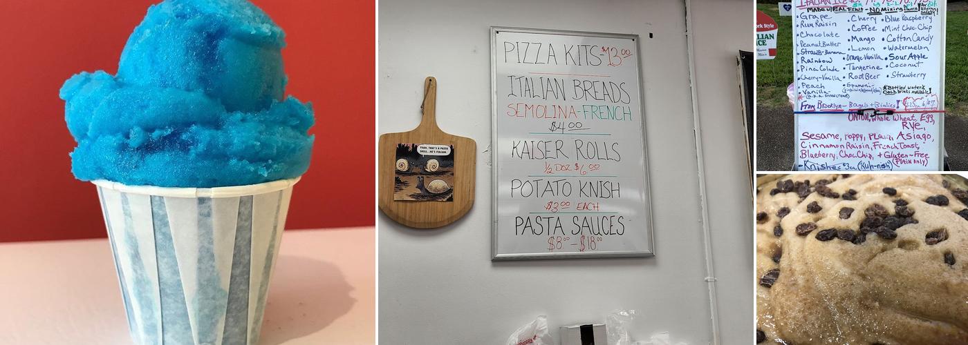 Mama Mia Italian Ice Menu