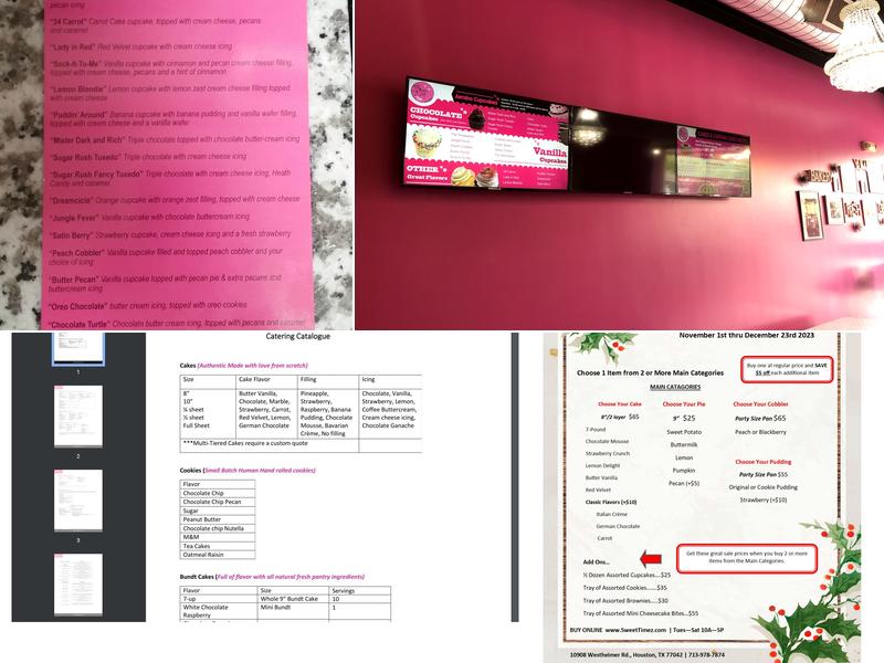 Nothing Bundt Cakes Menu