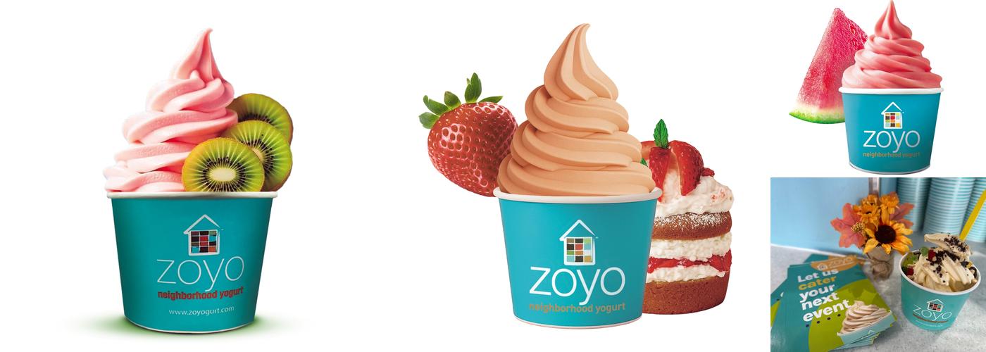 Zoyo Neighborhood Yogurt Menu