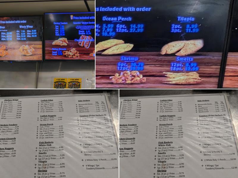 4 Brothers Chicken & Fish Menu