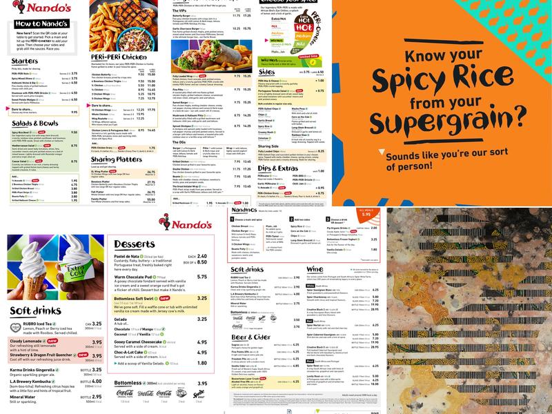 Nando's Newport - Friars Walk Menu