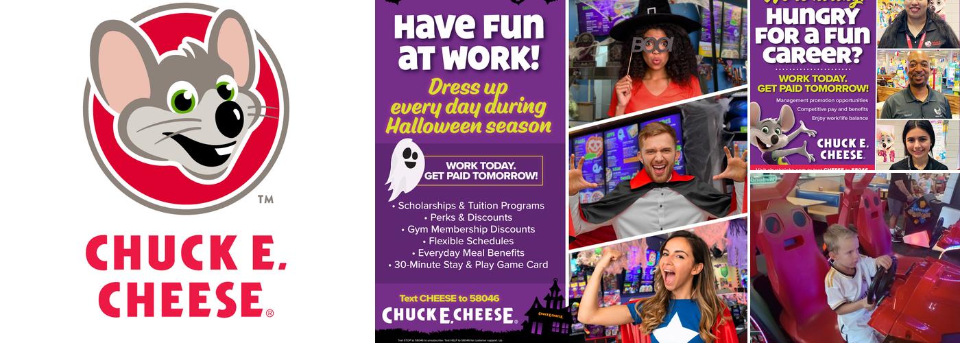 Chuck E. Cheese Menu