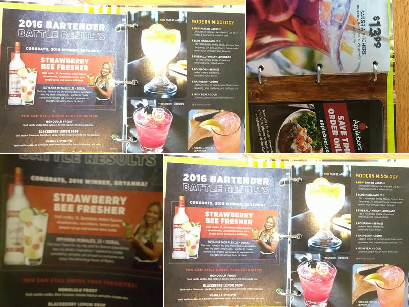 Applebee's Grill + Bar Menu