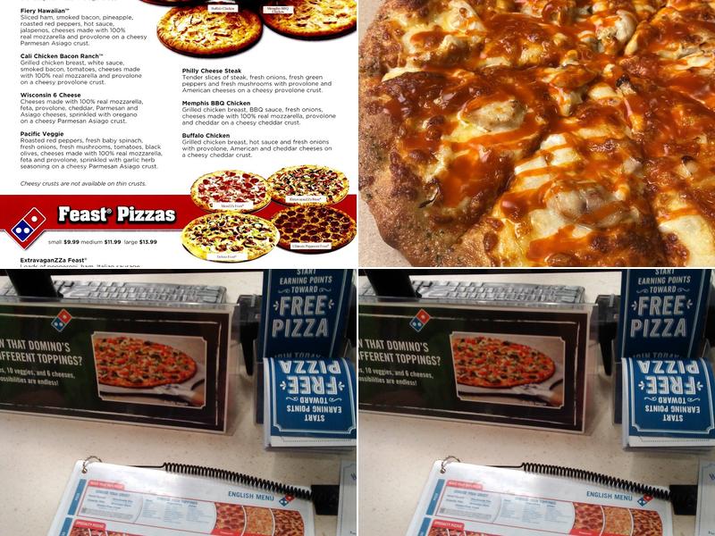 Domino's Pizza Menu