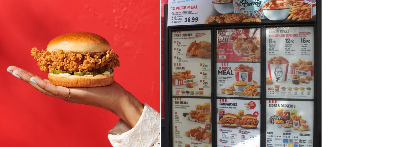 KFC Menu