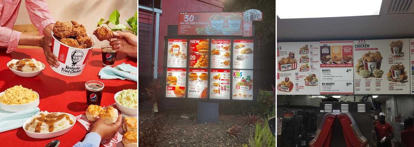 KFC Menu