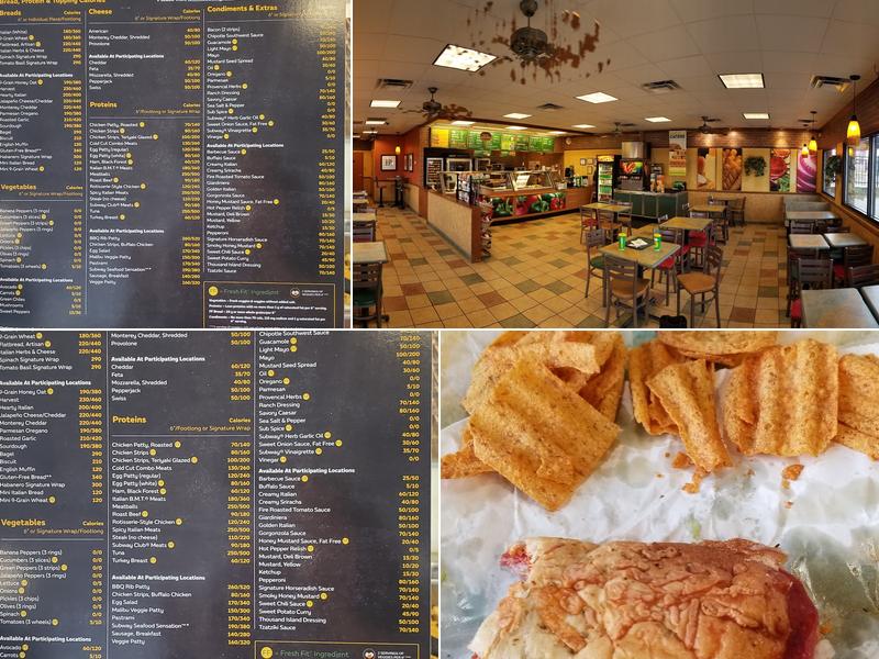 Subway Menu