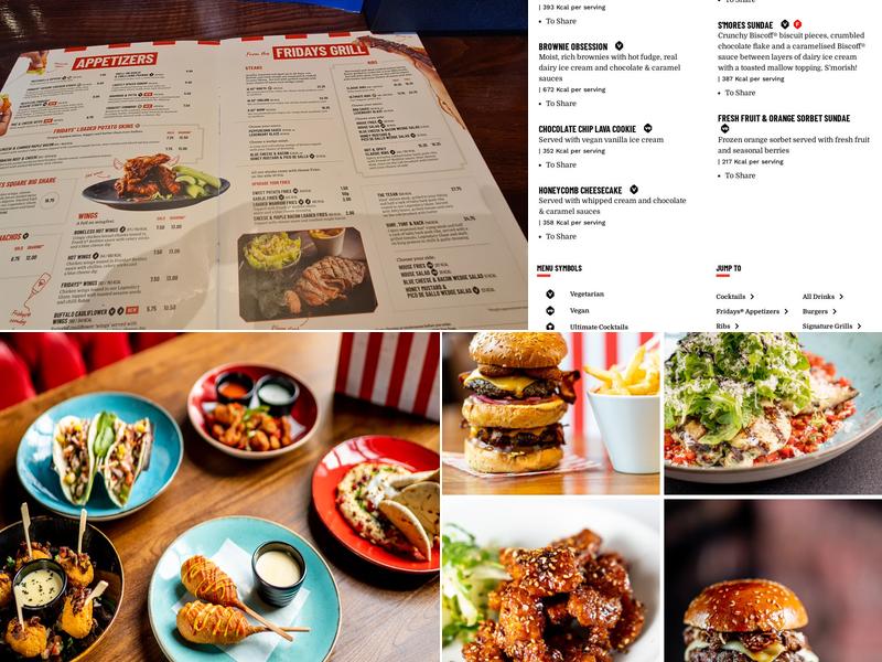 TGI Fridays - Halifax Menu