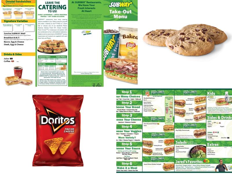 Subway Menu