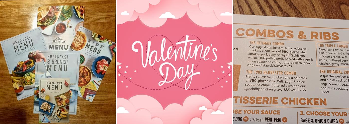 Harvester Borderer Newport Menu