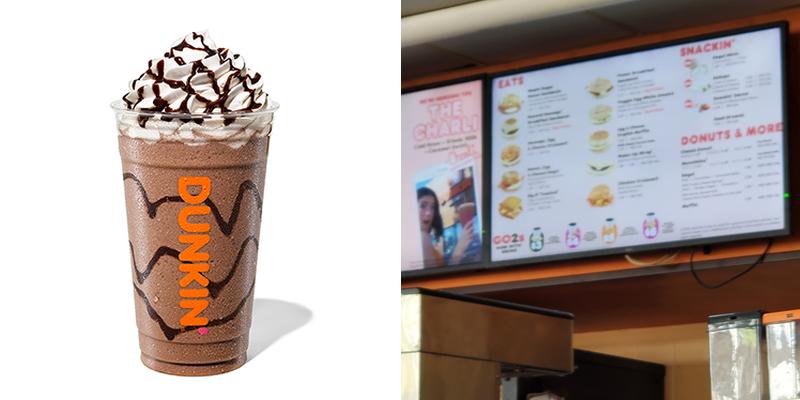 Dunkin' Menu